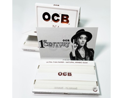 Бумага сигаретная OCB White DOUBLE №4 100 листов