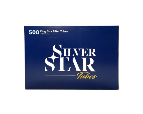 Гильзы для табака "SILVER STAR King Size filter 84мм/15мм/8,1мм" (500)